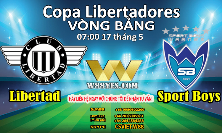 You are currently viewing 07:00 NGÀY 17/5: Libertad vs Sport Boys.