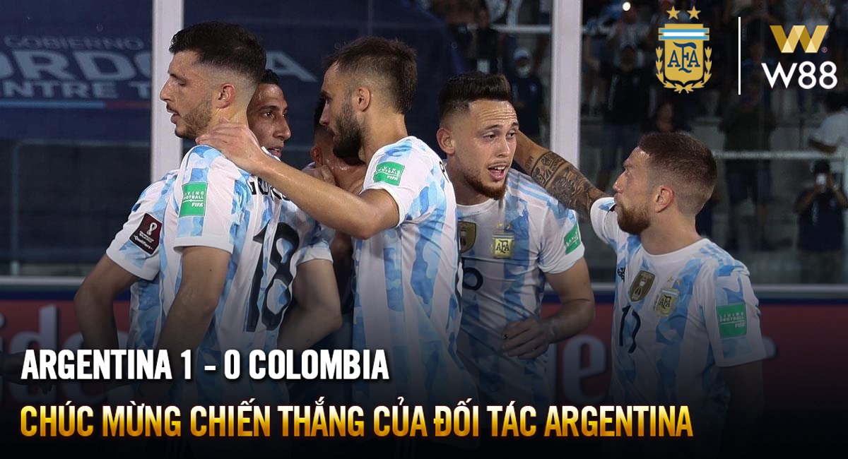 Read more about the article [W88] ARGENTINA 1-0 COLOMBIA: NỐI DÀI CHUỖI TRẬN BẤT BẠI