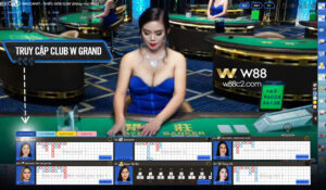 Read more about the article [W88 CASINO] SẢNH CLUB W CASINO – DEALER NGƯỜI VIỆT – SÒNG BẠC HOÀNG GIA