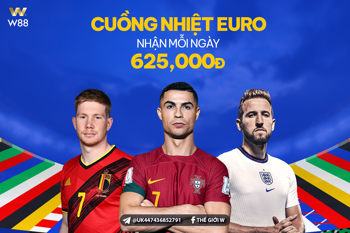 Read more about the article CUỒNG NHIỆT EURO 2024 NHẬN 625 VND MỖI NGÀY