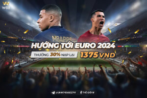 Read more about the article EURO 2024: THƯỜNG 30% NẠP LẠI MỖI NGÀY LÊN TỚI 1,375 VND