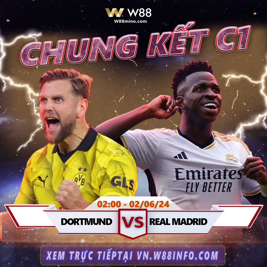 You are currently viewing [W88 – MINIGAME] | CÚP C1 | DORTMUND – REAL MADRID | QUYỀN LỰC TUYỆT ĐỐI