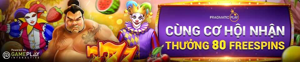 You are currently viewing NỔ HŨ HAY VÀ CÙNG CƠ HỘI NHẬN THƯỞNG 80 FREESPINS TẠI SLOT PRAGMATIC PLAY