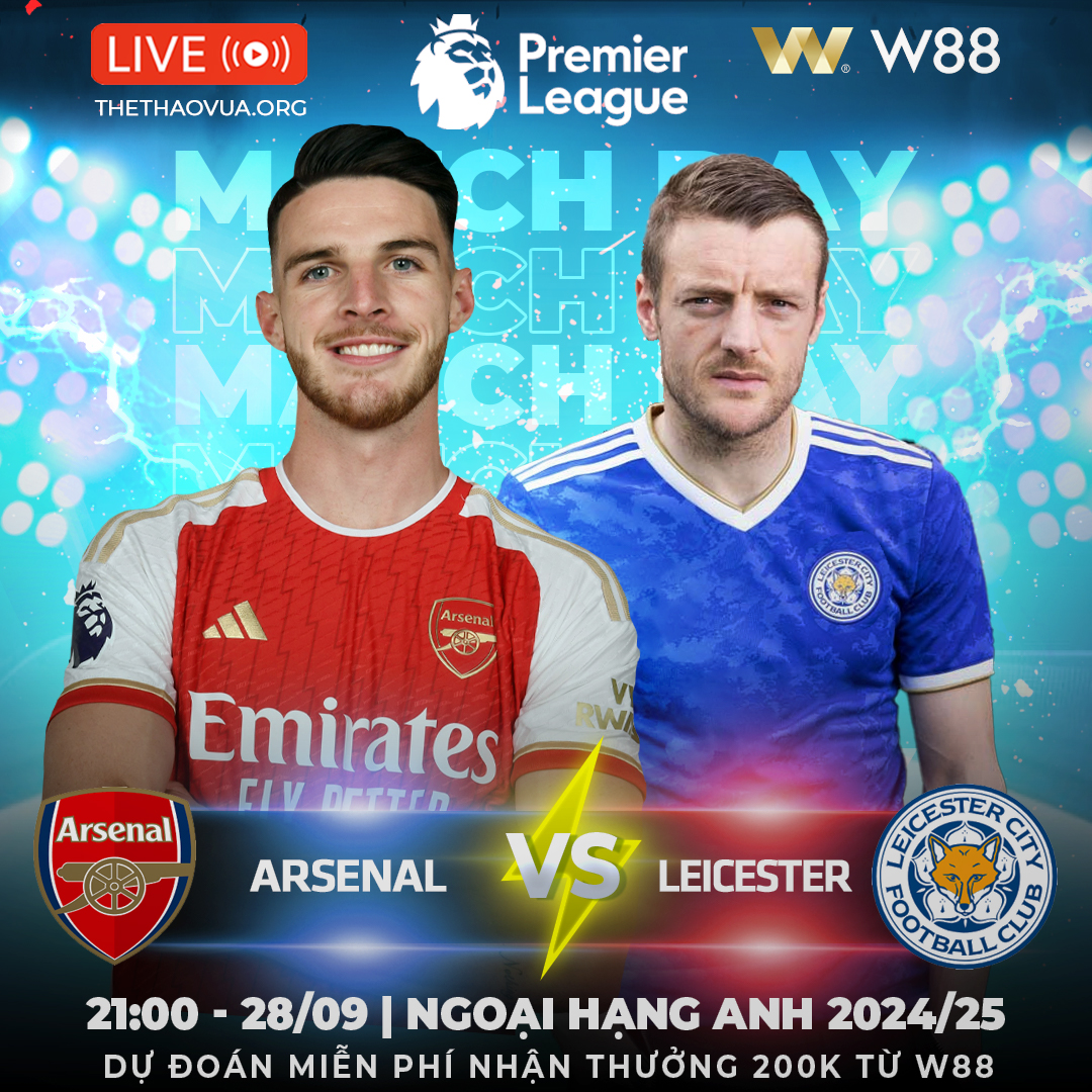 Read more about the article [W88 – MINIGAME] ARSENAL – LEICESTER | BẦY CÁO SẬP BẪY