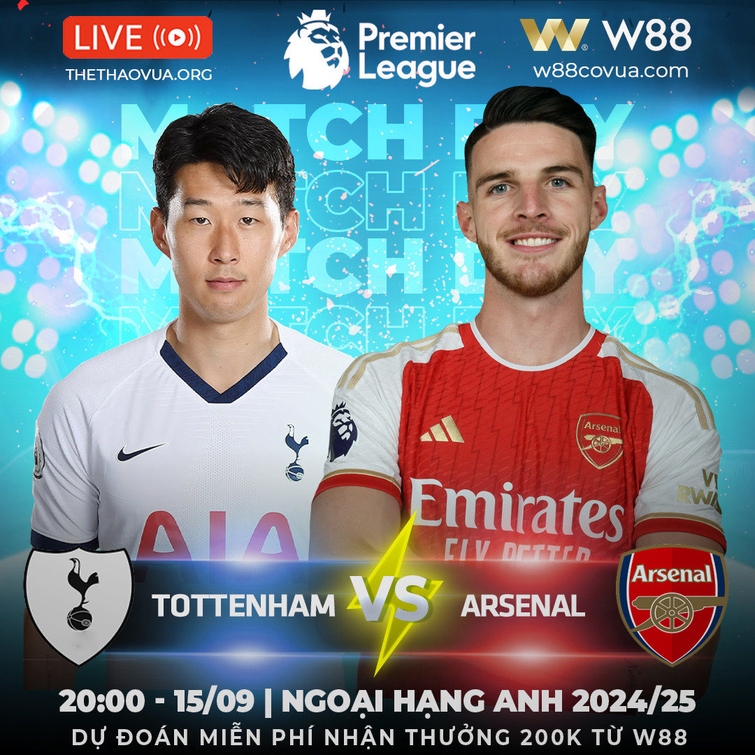 You are currently viewing [W88 – MINIGAME] | TOTTENHAM – ARSENAL | BẮC LONDON MÀU ĐỎ?