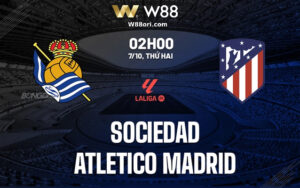 Read more about the article [NHẬN ĐỊNH BÓNG ĐÁ] SOCIEDAD – ATLETICO MADRID | 02:00, 07/10 | GIẢI TỎA NỖI BUỒN