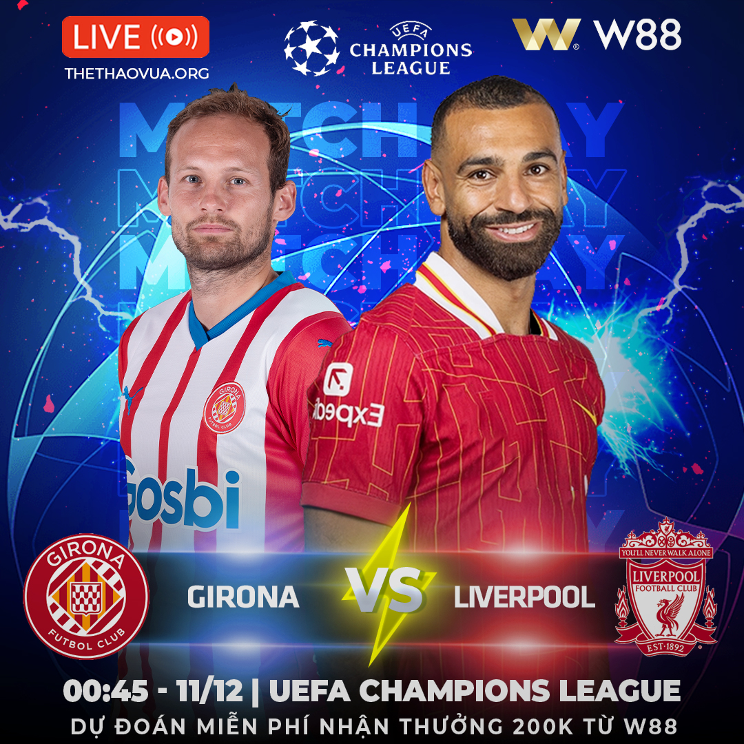 Read more about the article [W88 – MINIGAME] GIRONA – LIVERPOOL | NẮM CHẮC VÉ THẮNG