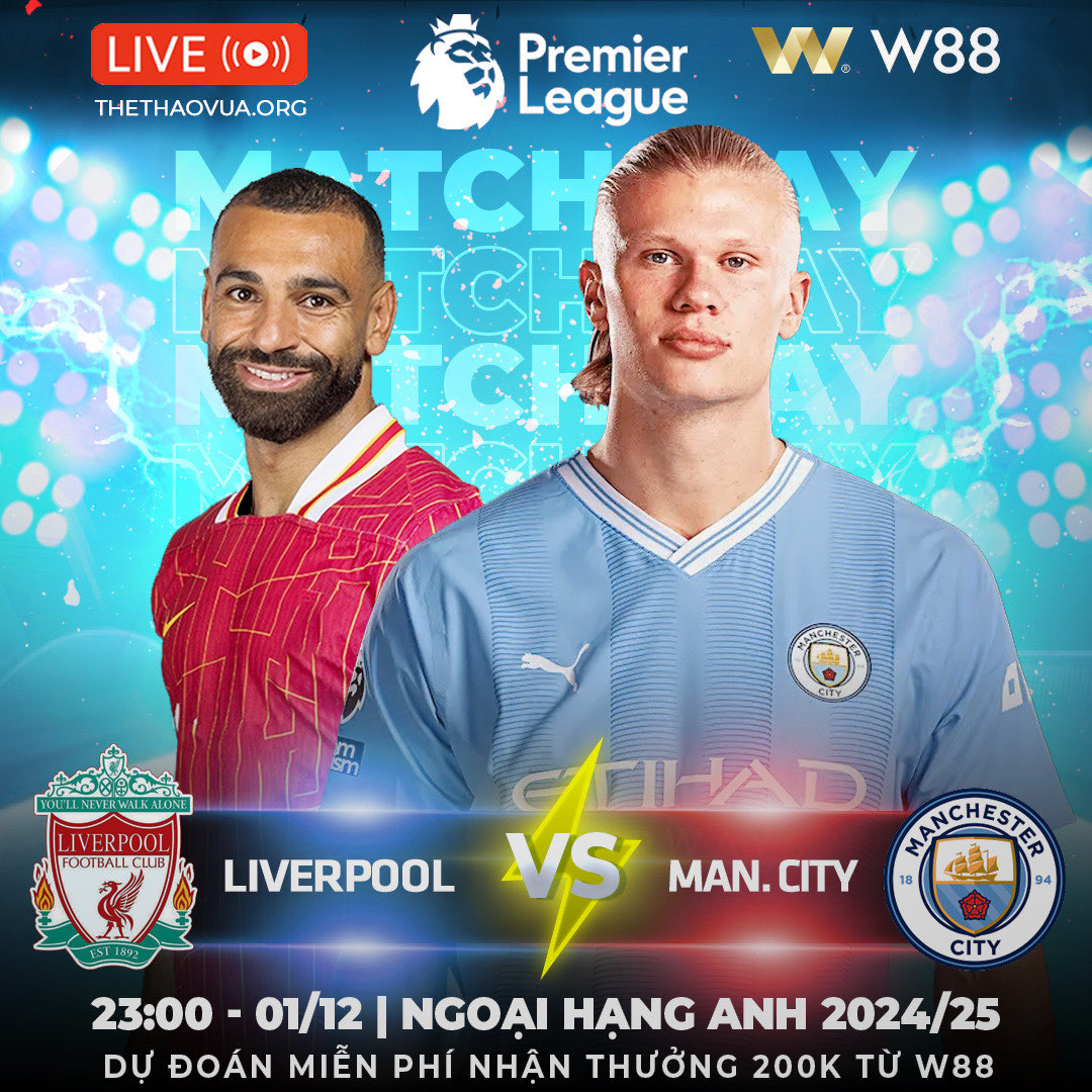 You are currently viewing [W88 – MINIGAME] LIVERPOOL – MAN. CITY | ĐỐI THỦ XỨNG TẦM