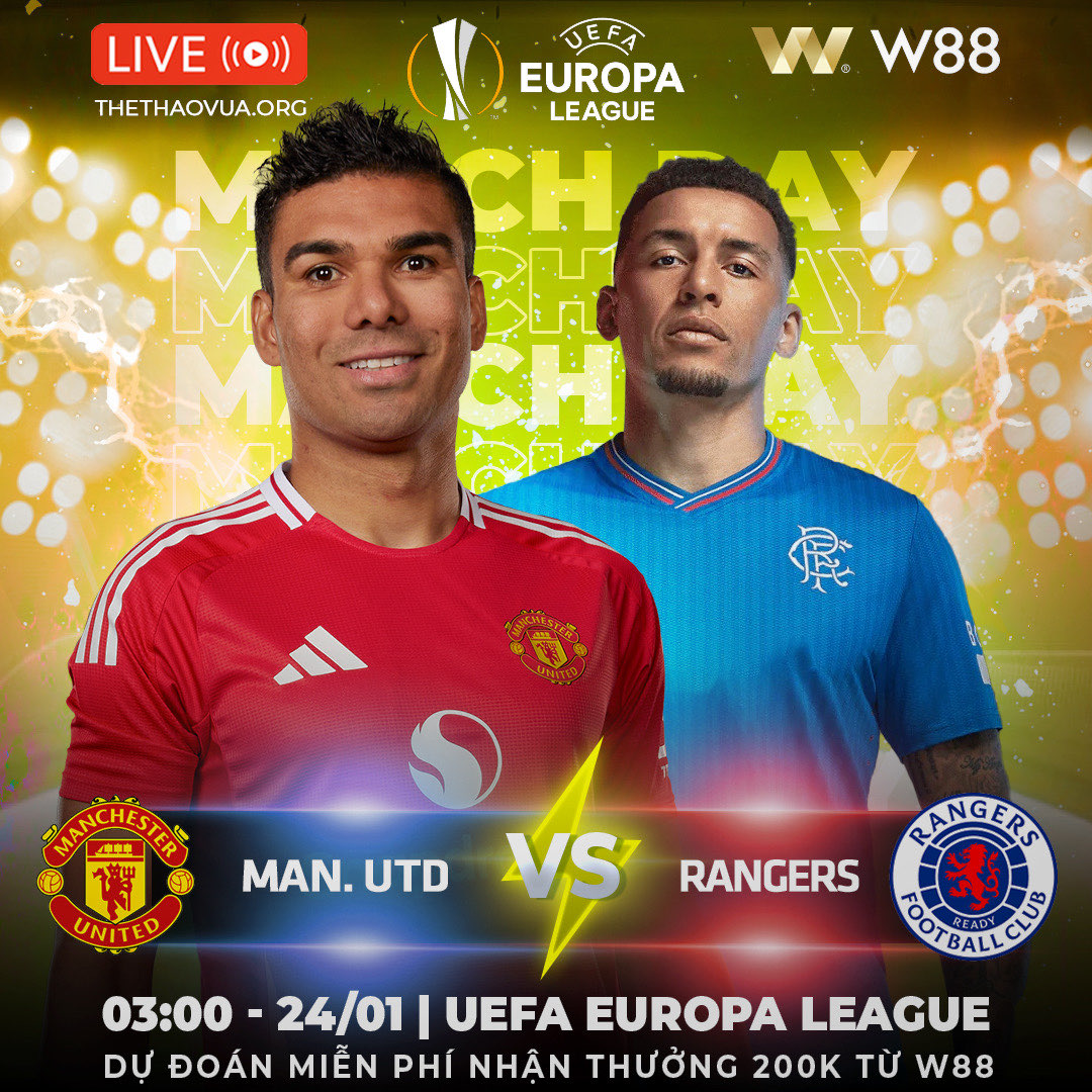 You are currently viewing [W88 – MINIGAME]  MAN UNITED – RANGERS | GIÀNH 3 ĐIỂM